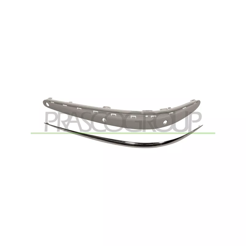 Baguette et bande protectrice, pare-chocs avant gauche PRASCO ME0391248