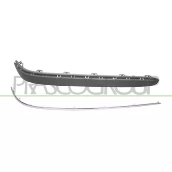 Baguette et bande protectrice, pare-chocs arrière droit PRASCO ME0391257
