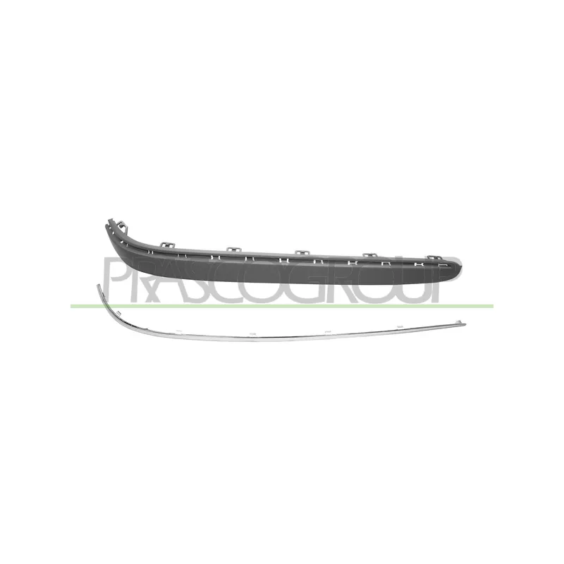 Baguette et bande protectrice, pare-chocs arrière droit PRASCO ME0391257