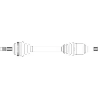 Arbre de transmission avant gauche GENERAL RICAMBI FI3156