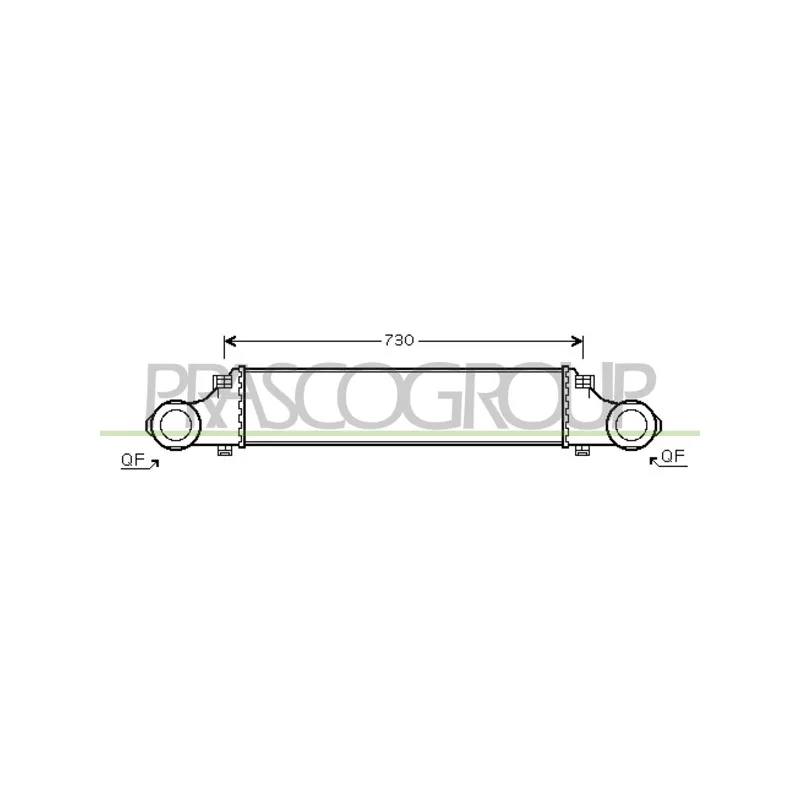 Intercooler, échangeur PRASCO ME039N001