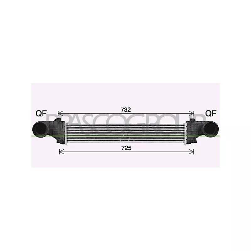 Intercooler, échangeur PRASCO ME039N003
