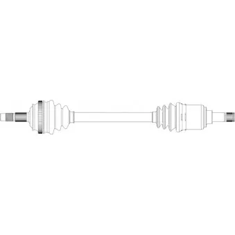 Arbre de transmission avant gauche GENERAL RICAMBI FI3182