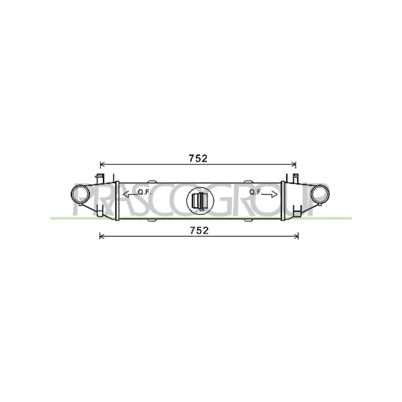 Intercooler, échangeur PRASCO ME043N001