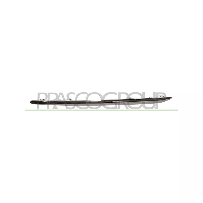Baguette et bande protectrice, pare-chocs arrière gauche PRASCO ME0451264