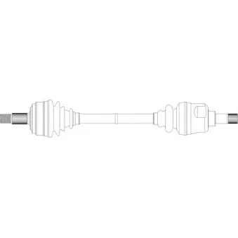 Arbre de transmission avant gauche GENERAL RICAMBI FI3214