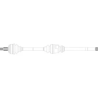 Arbre de transmission avant droit GENERAL RICAMBI FI3215