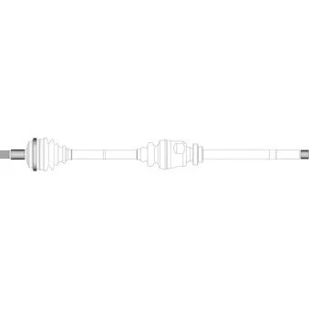 Arbre de transmission avant droit GENERAL RICAMBI FI3217