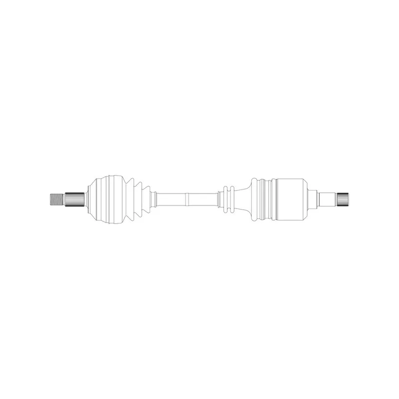 Arbre de transmission avant gauche GENERAL RICAMBI FI3218