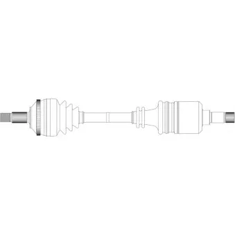Arbre de transmission avant gauche GENERAL RICAMBI FI3220