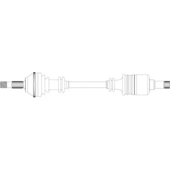 Arbre de transmission avant gauche GENERAL RICAMBI FI3232