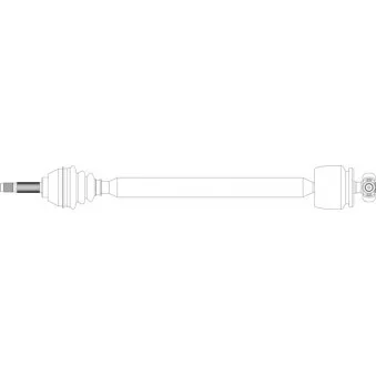 Arbre de transmission avant droit GENERAL RICAMBI FI3243