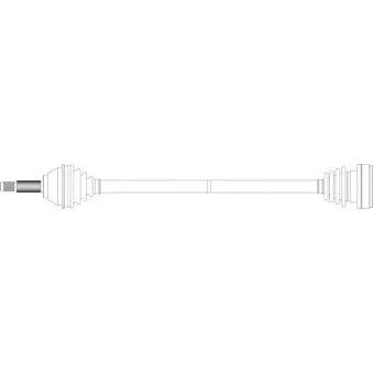 Arbre de transmission avant droit GENERAL RICAMBI FI3247