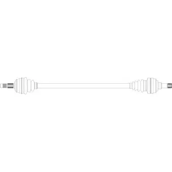 Arbre de transmission avant droit GENERAL RICAMBI FI3249