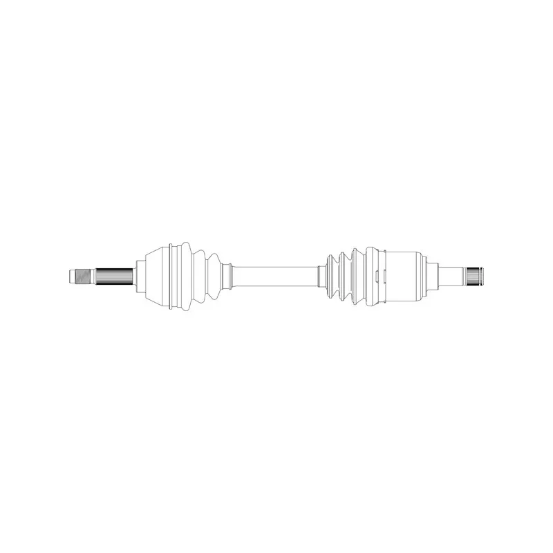 Arbre de transmission avant gauche GENERAL RICAMBI FI3254