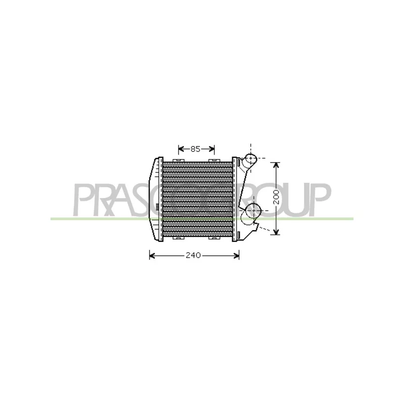 Intercooler, échangeur PRASCO ME302N002