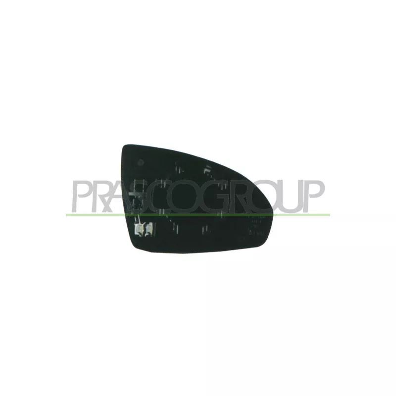 Verre de rétroviseur, rétroviseur extérieur PRASCO ME3057504