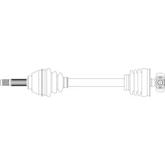 Arbre de transmission avant gauche GENERAL RICAMBI FI3306