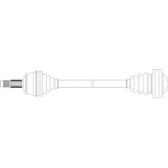 Arbre de transmission avant gauche GENERAL RICAMBI FI3317