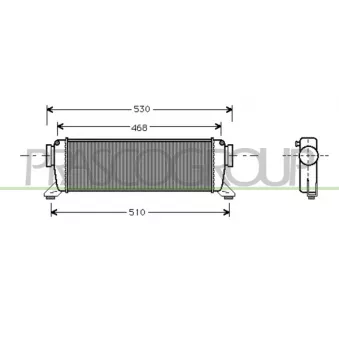 Intercooler, échangeur PRASCO ME320N001