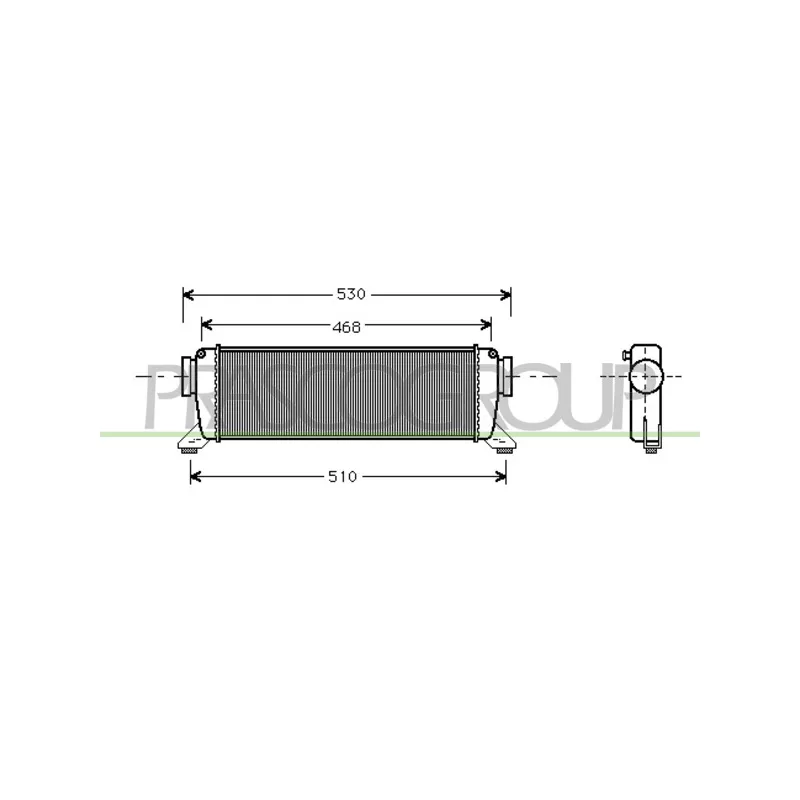Intercooler, échangeur PRASCO ME320N001