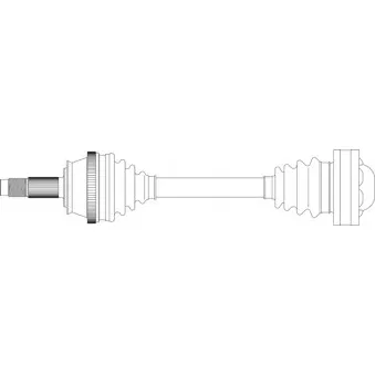 Arbre de transmission avant droit GENERAL RICAMBI FI3320