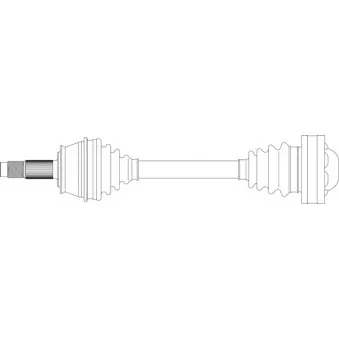 Arbre de transmission avant droit GENERAL RICAMBI FI3322