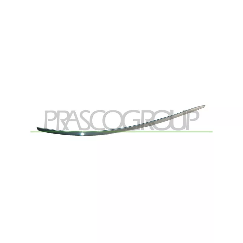 Baguette et bande protectrice, pare-chocs avant gauche PRASCO ME3241244