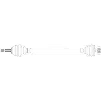 Arbre de transmission avant droit GENERAL RICAMBI FI3350