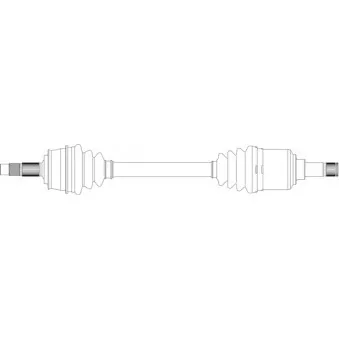 Arbre de transmission avant gauche GENERAL RICAMBI FI3361