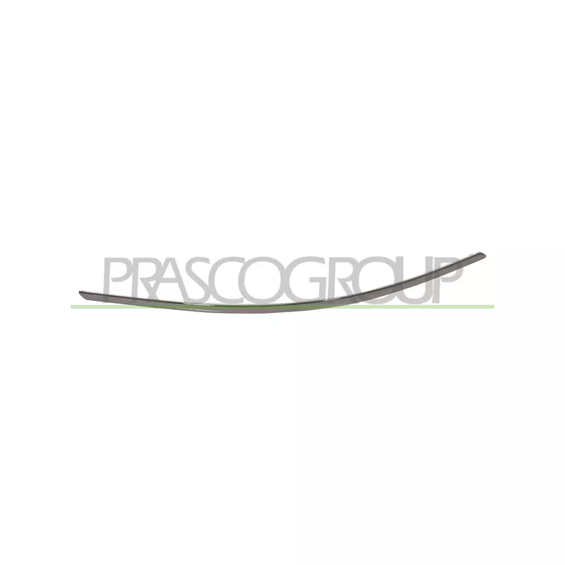 Baguette et bande protectrice, pare-chocs avant gauche PRASCO ME4241228