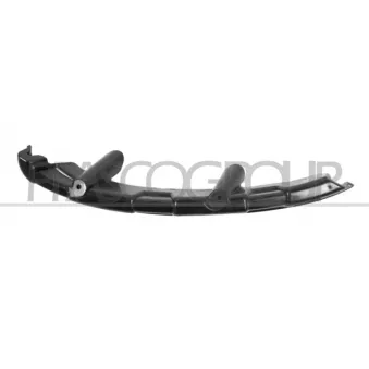 Baguette et bande protectrice, pare-chocs avant gauche PRASCO ME4441214