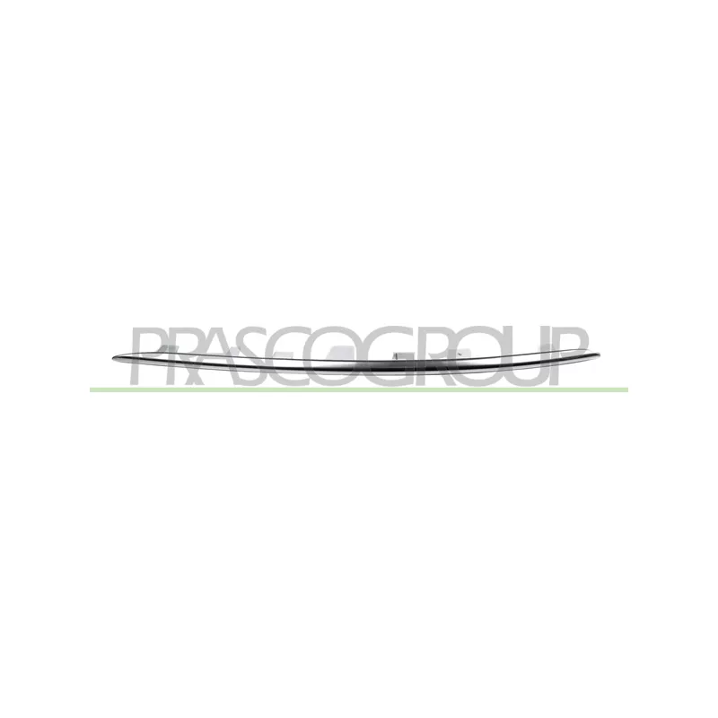 Baguette et bande protectrice, pare-chocs avant gauche PRASCO ME4441226