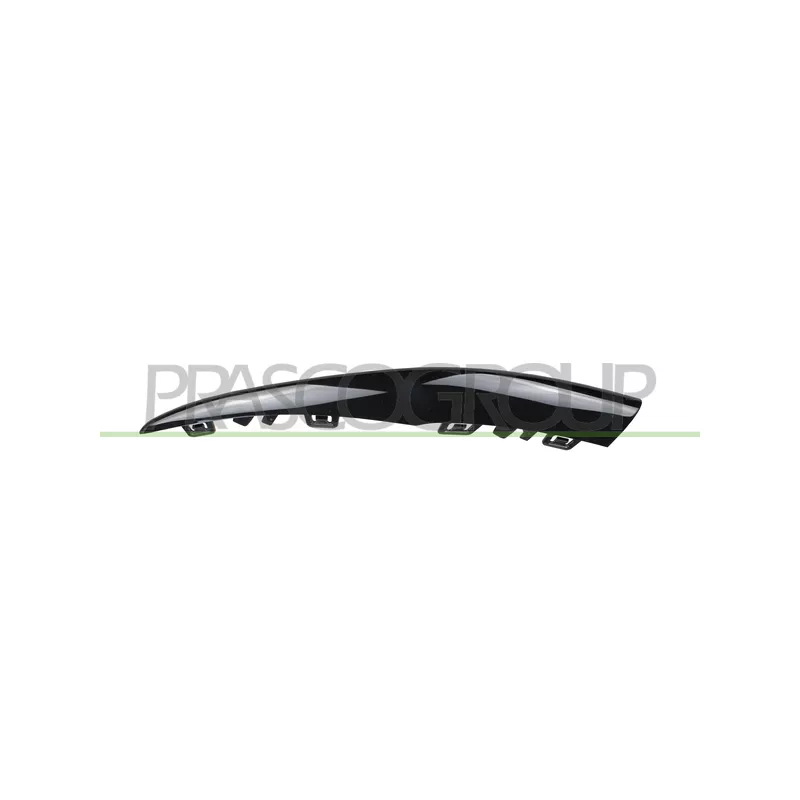 Baguette et bande protectrice, pare-chocs avant droit PRASCO ME4441233