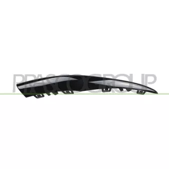 Baguette et bande protectrice, pare-chocs avant gauche PRASCO ME4441234