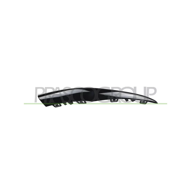 Baguette et bande protectrice, pare-chocs avant gauche PRASCO ME4441234