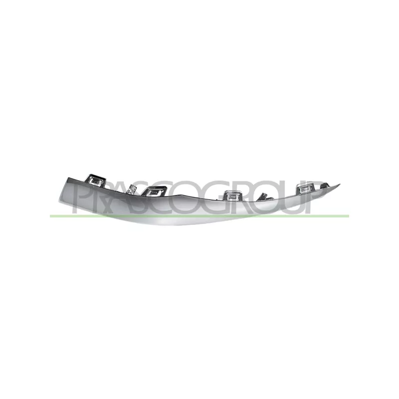Baguette et bande protectrice, pare-chocs avant droit PRASCO ME4441813