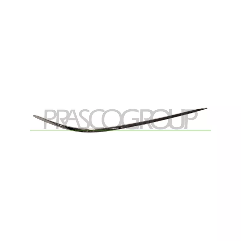 Baguette et bande protectrice, pare-chocs avant droit PRASCO ME5241247