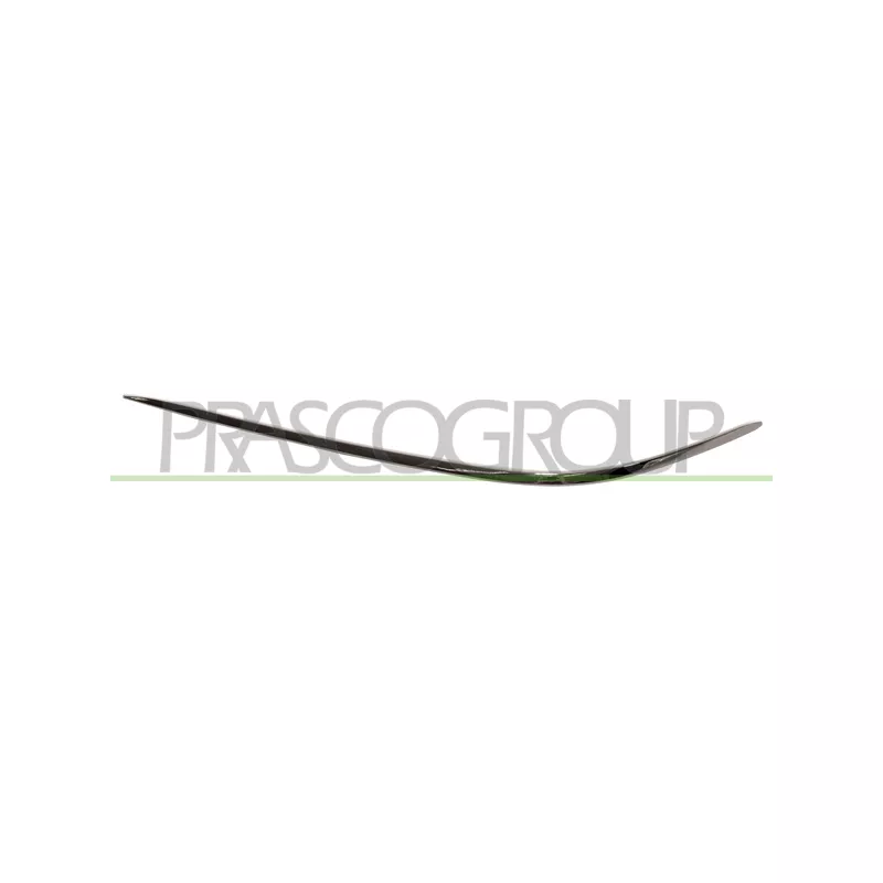 Baguette et bande protectrice, pare-chocs avant gauche PRASCO ME5241248