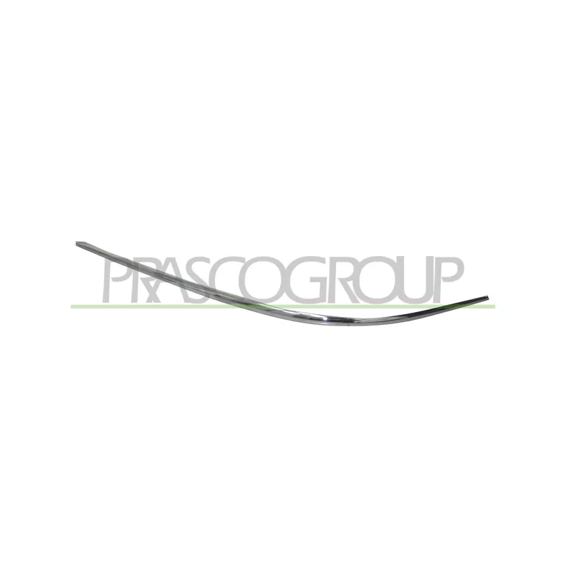 Baguette et bande protectrice, pare-chocs arrière gauche PRASCO ME6421246