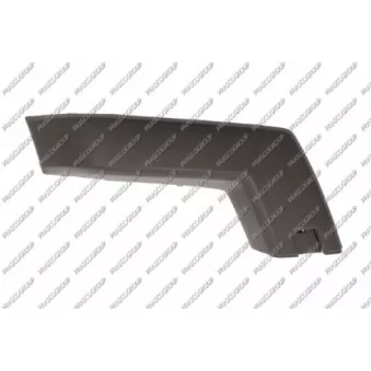 Baguette et bande protectrice, pare-chocs avant droit PRASCO ME7101233