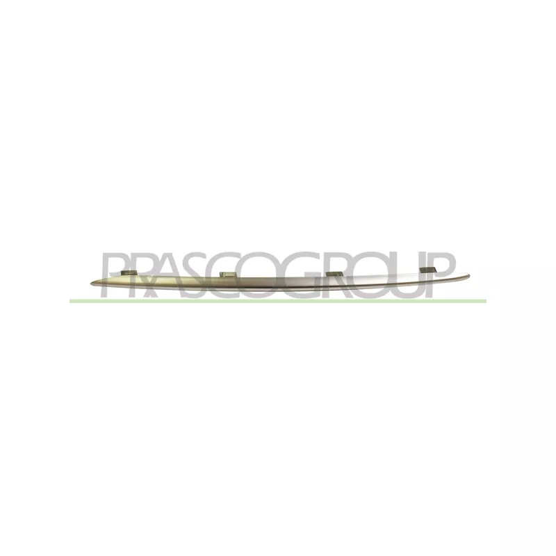 Baguette et bande protectrice, pare-chocs avant gauche PRASCO ME7141212
