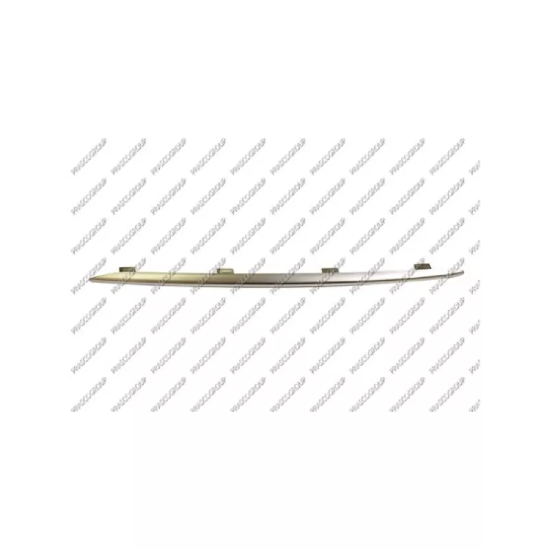 Baguette et bande protectrice, pare-chocs avant gauche PRASCO ME7151212