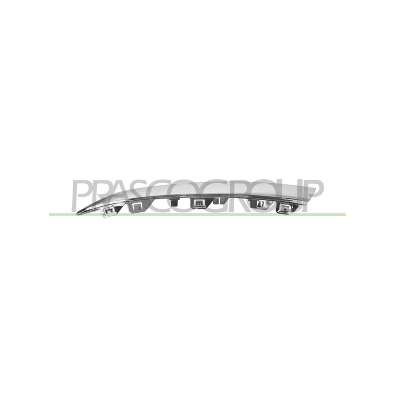Baguette et bande protectrice, pare-chocs avant gauche PRASCO ME7191224