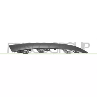Baguette et bande protectrice, pare-chocs avant gauche PRASCO ME7191234