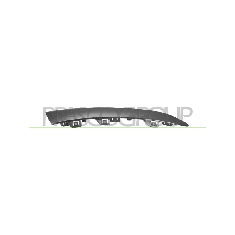 Baguette et bande protectrice, pare-chocs avant gauche PRASCO ME7191234