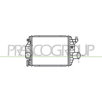 Intercooler, échangeur PRASCO ME907N001