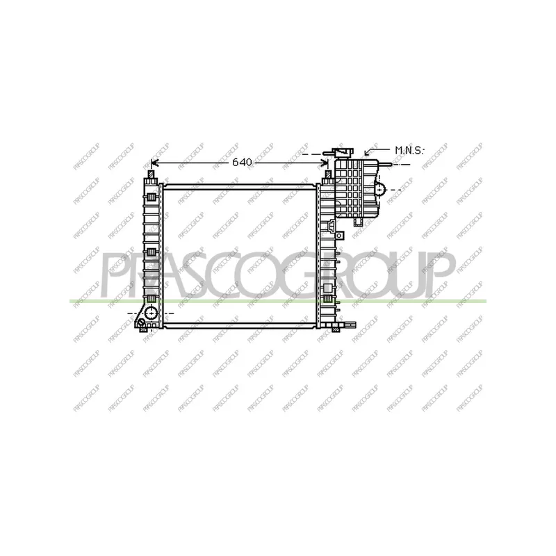 Radiateur, refroidissement du moteur PRASCO ME907R011
