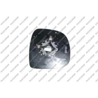 Verre de rétroviseur, rétroviseur extérieur PRASCO ME9097503