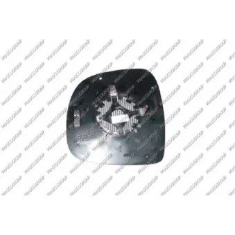 Verre de rétroviseur, rétroviseur extérieur PRASCO ME9097504